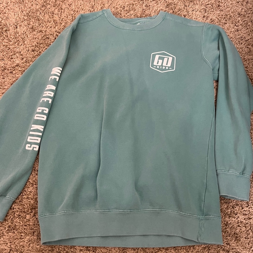 “we are go kids” crewneck